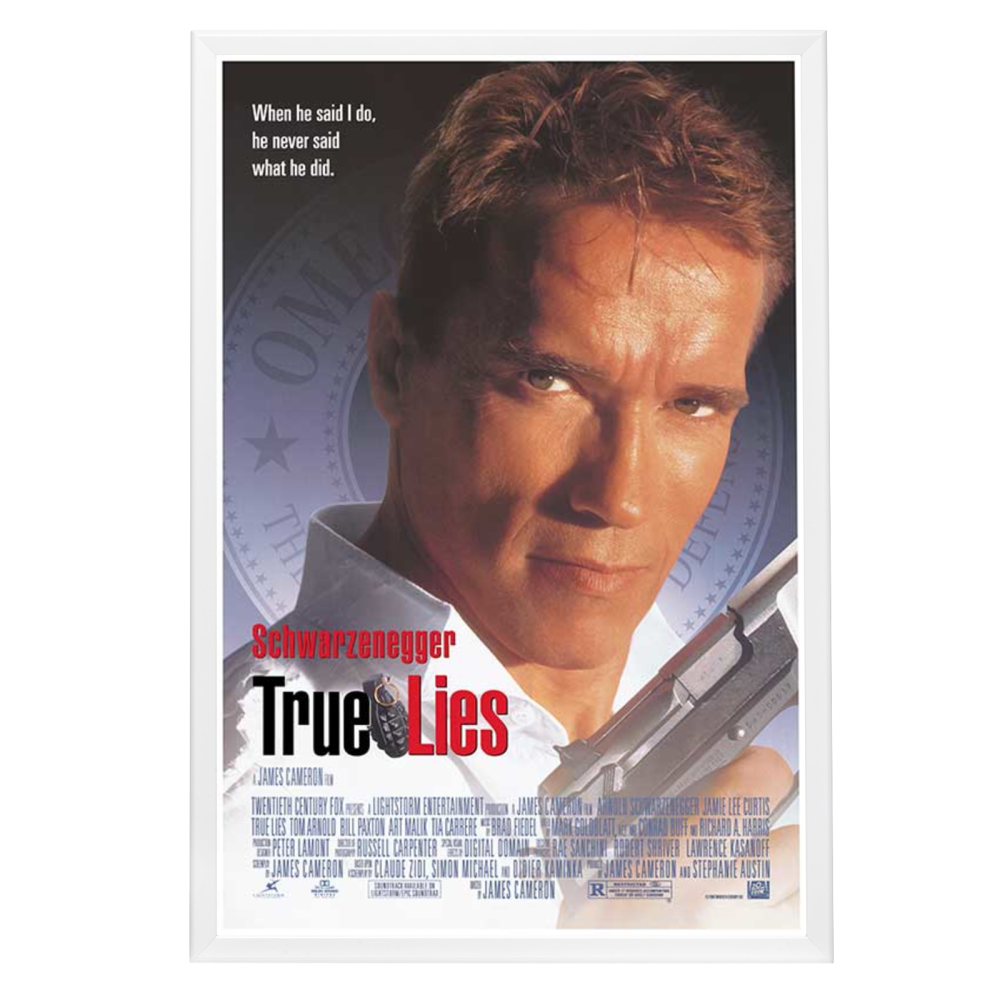 "True Lies" (1994) Framed Movie Poster