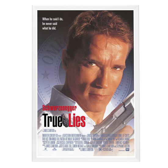 "True Lies" (1994) Framed Movie Poster