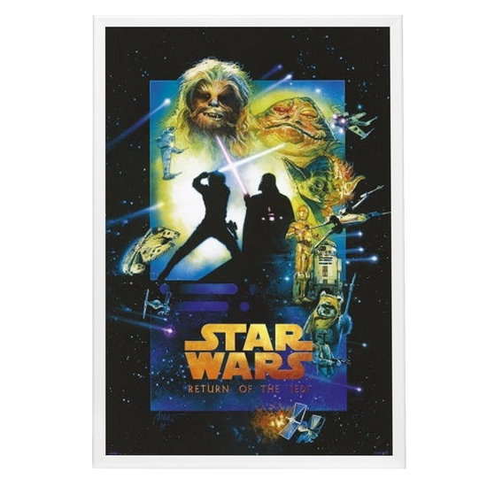 "Star Wars: Episode VI - Return of the Jedi" (1983) Framed Movie Poster