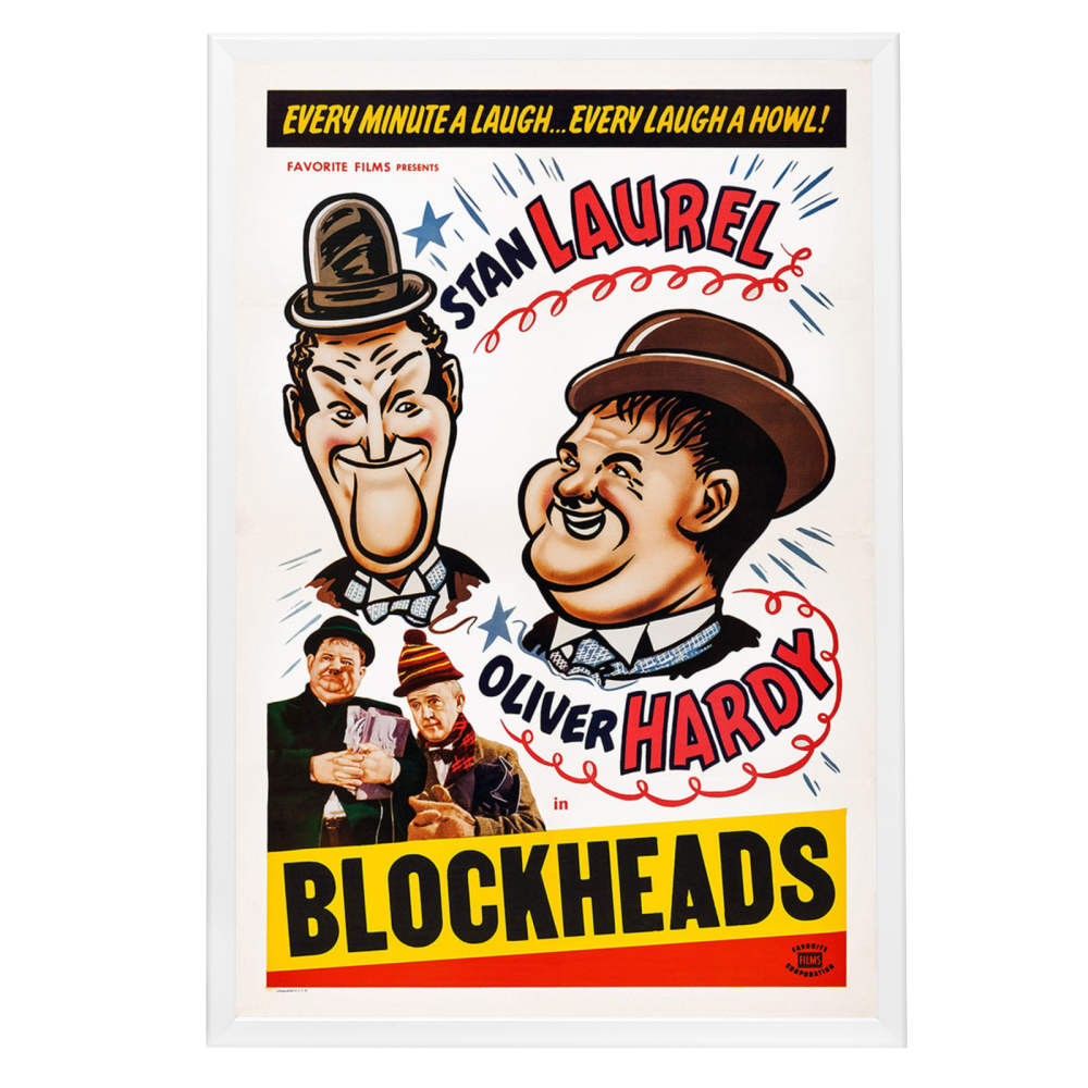 "BlockHeads" (1938) Framed Movie Poster