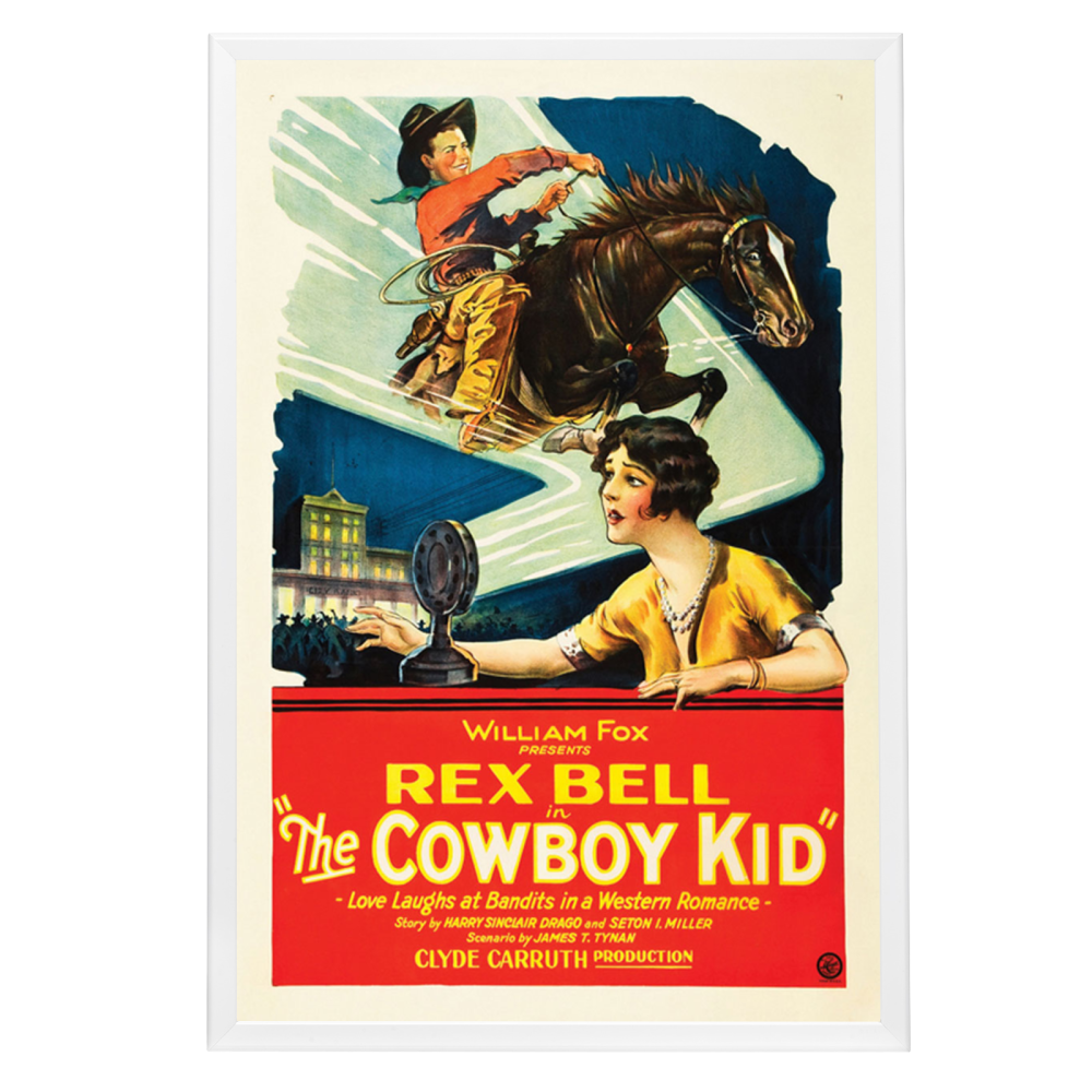 "Cowboy Kid" (1928) Framed Movie Poster