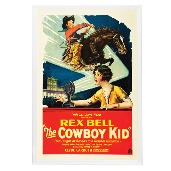 "Cowboy Kid" (1928) Framed Movie Poster