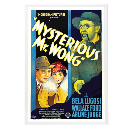 "Mysterious Mr. Wong" (1935) Framed Movie Poster