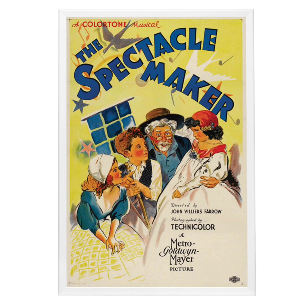 "Spectacle Maker" (1934) Framed Movie Poster