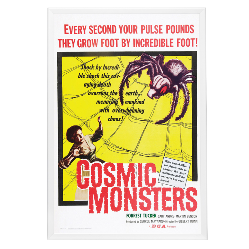 "Cosmic Monsters" (1958) Framed Movie Poster