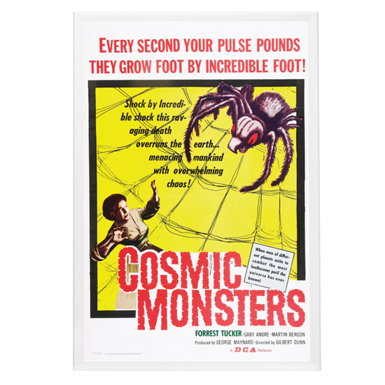 "Cosmic Monsters" (1958) Framed Movie Poster