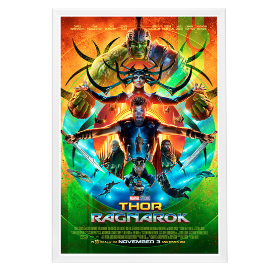 "Thor: Ragnarok" (2017) Framed Movie Poster