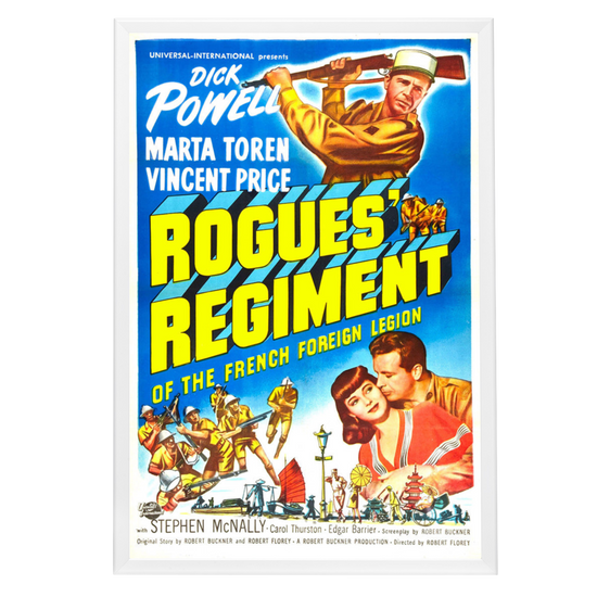 "Rogues' Regiment" (1948) Framed Movie Poster