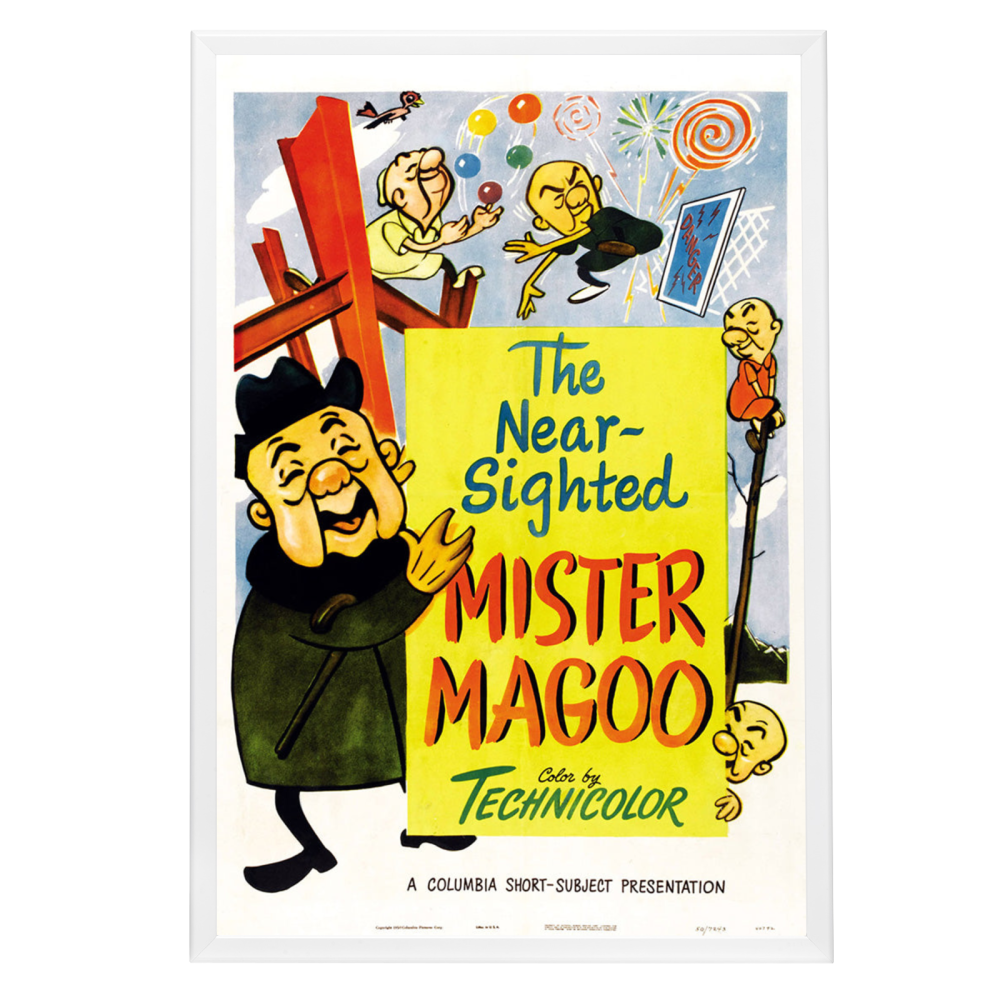 "Nearsighted Mister Magoo" (1960) Framed Movie Poster