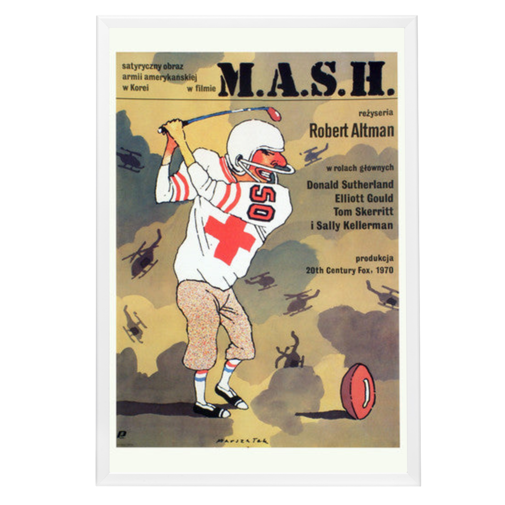 "MASH" (1970) Framed Movie Poster