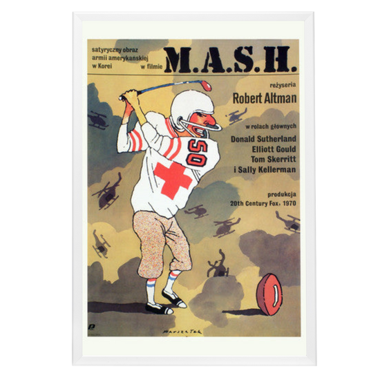 "MASH" (1970) Framed Movie Poster