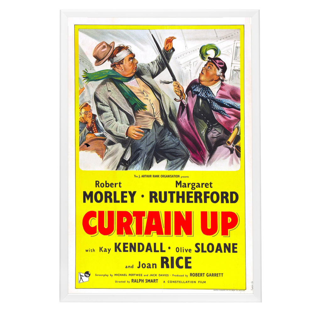 "Curtain Up" (1953) Framed Movie Poster