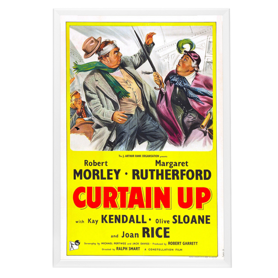 "Curtain Up" (1953) Framed Movie Poster