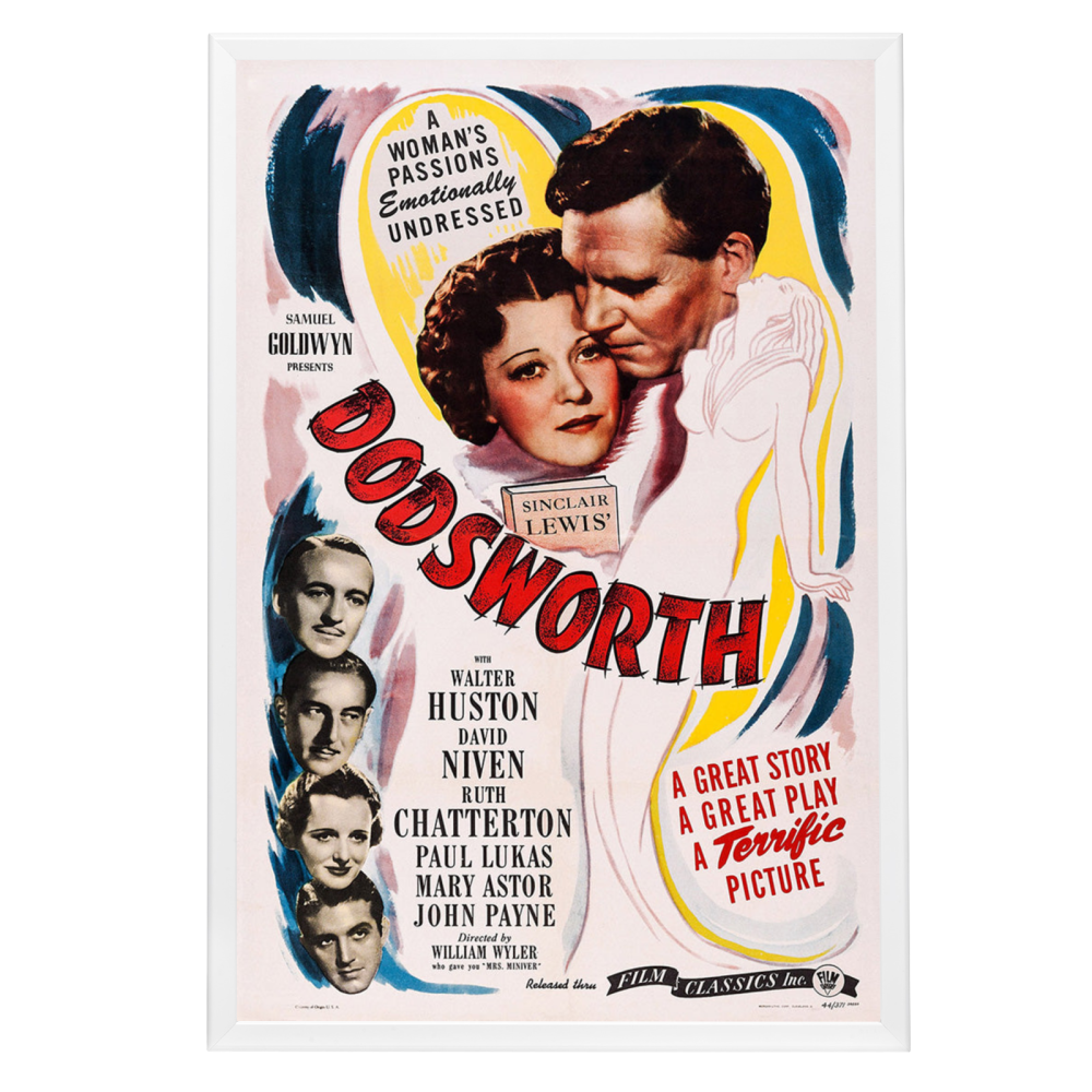 "Dodsworth" (1936) Framed Movie Poster