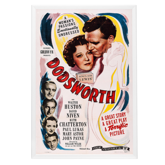 "Dodsworth" (1936) Framed Movie Poster