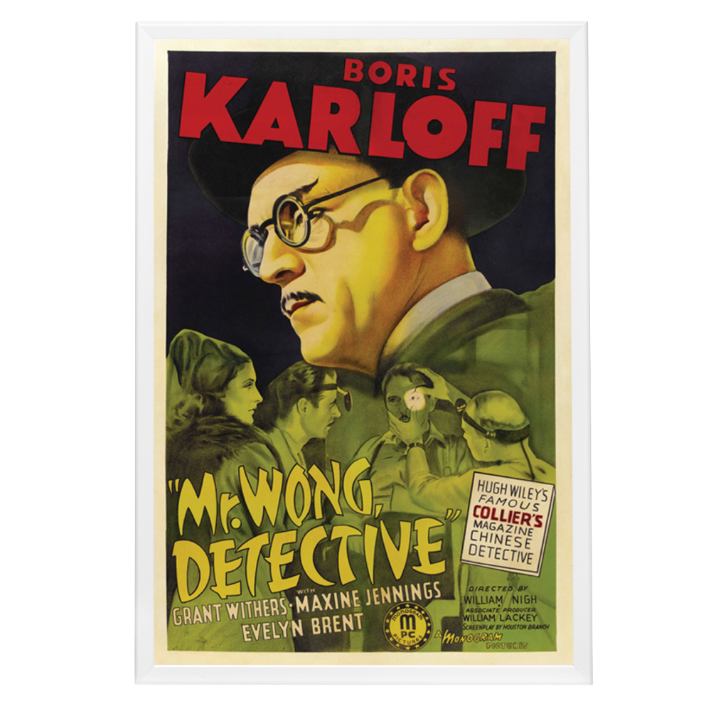 "Mr. Wong, detective" (1938) Framed Movie Poster