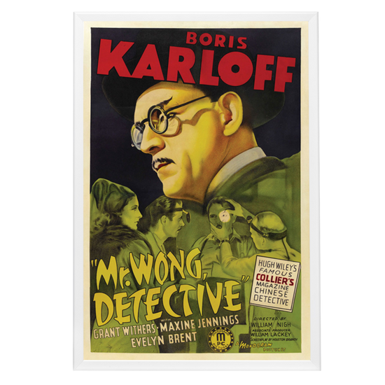 "Mr. Wong, detective" (1938) Framed Movie Poster