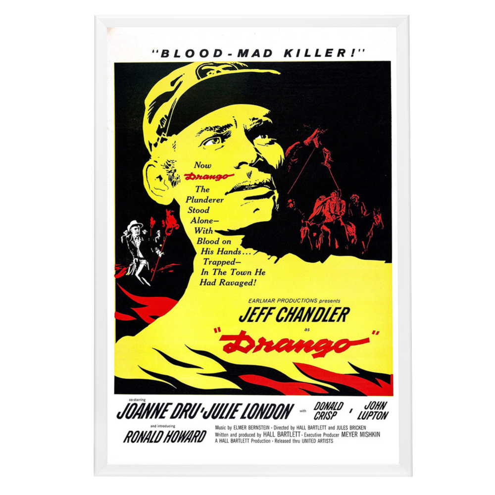 "Drango" (1957) Framed Movie Poster