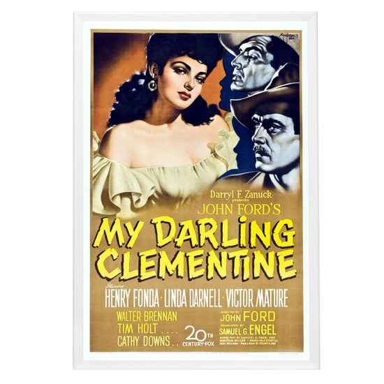 "My Darling Clementine" (1946) Framed Movie Poster