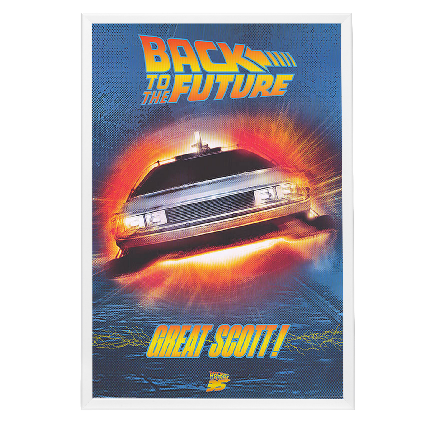 "Back to the Future" (1985) Framed Movie Poster