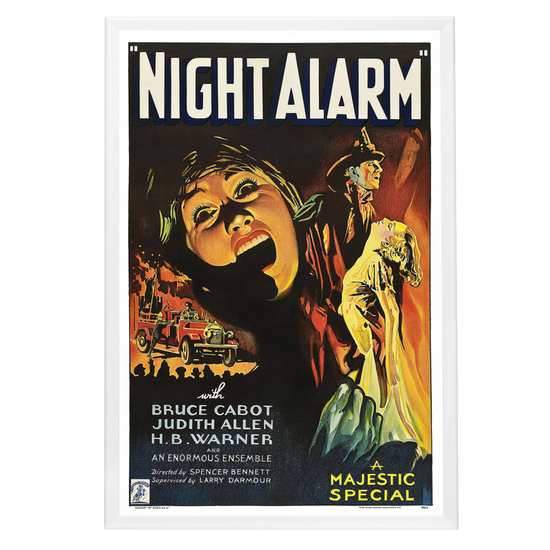 "Night Alarm" (1934) Framed Movie Poster