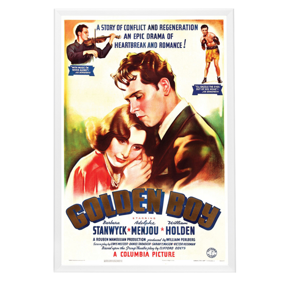 "Golden Boy" (1939) Framed Movie Poster