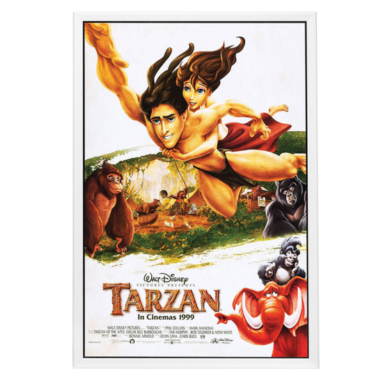"Tarzan" (1999) Framed Movie Poster