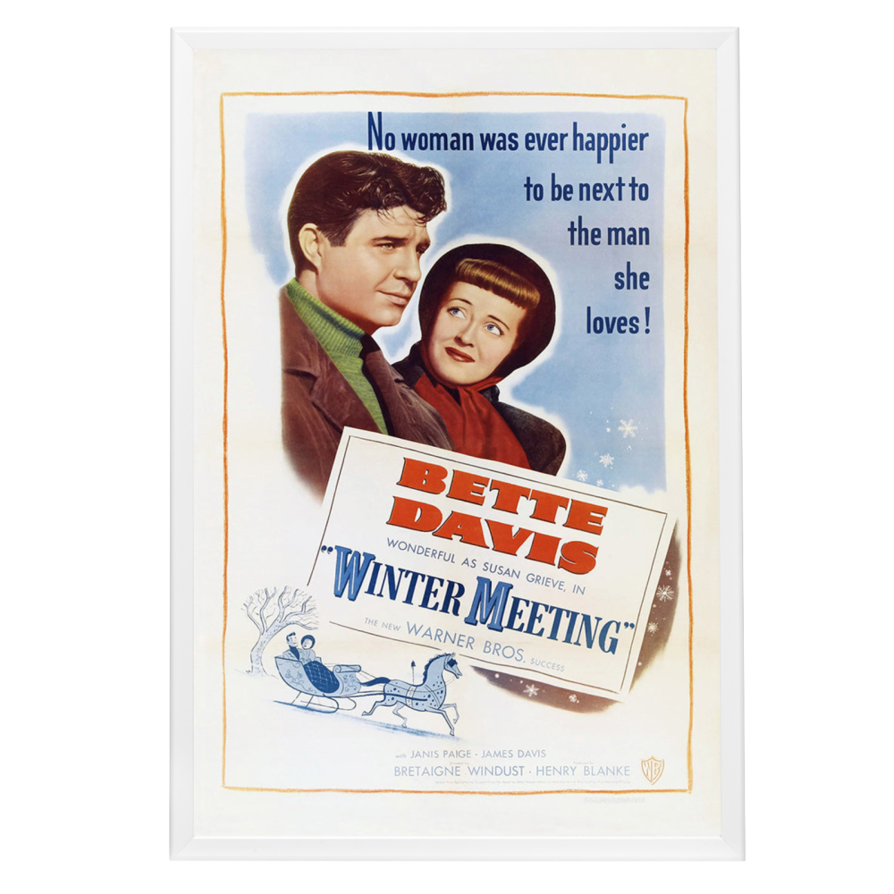 "Winter Meeting" (1948) Framed Movie Poster