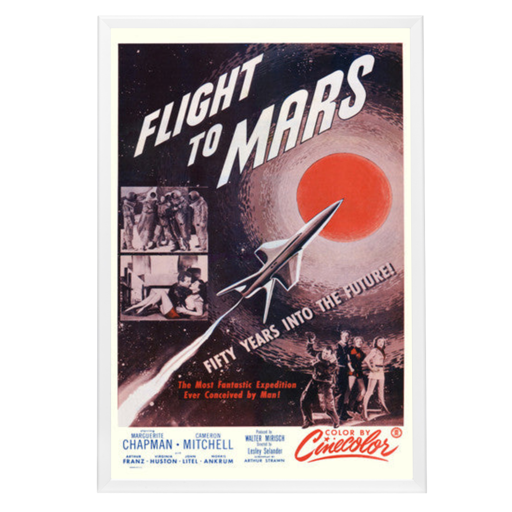 "Flight to Mars" (1951) Framed Movie Poster