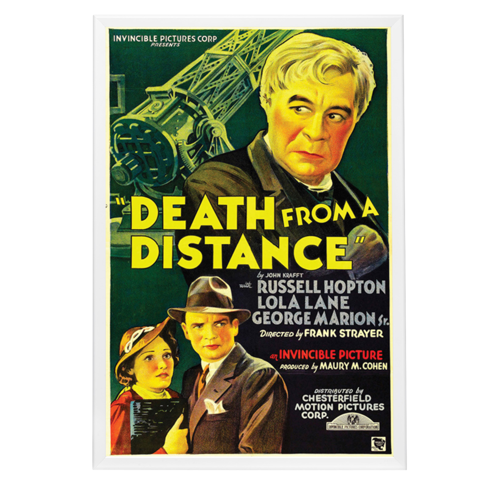 "Death From A Distance" (1935) Framed Movie Poster