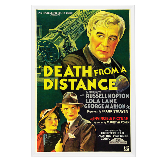 "Death From A Distance" (1935) Framed Movie Poster