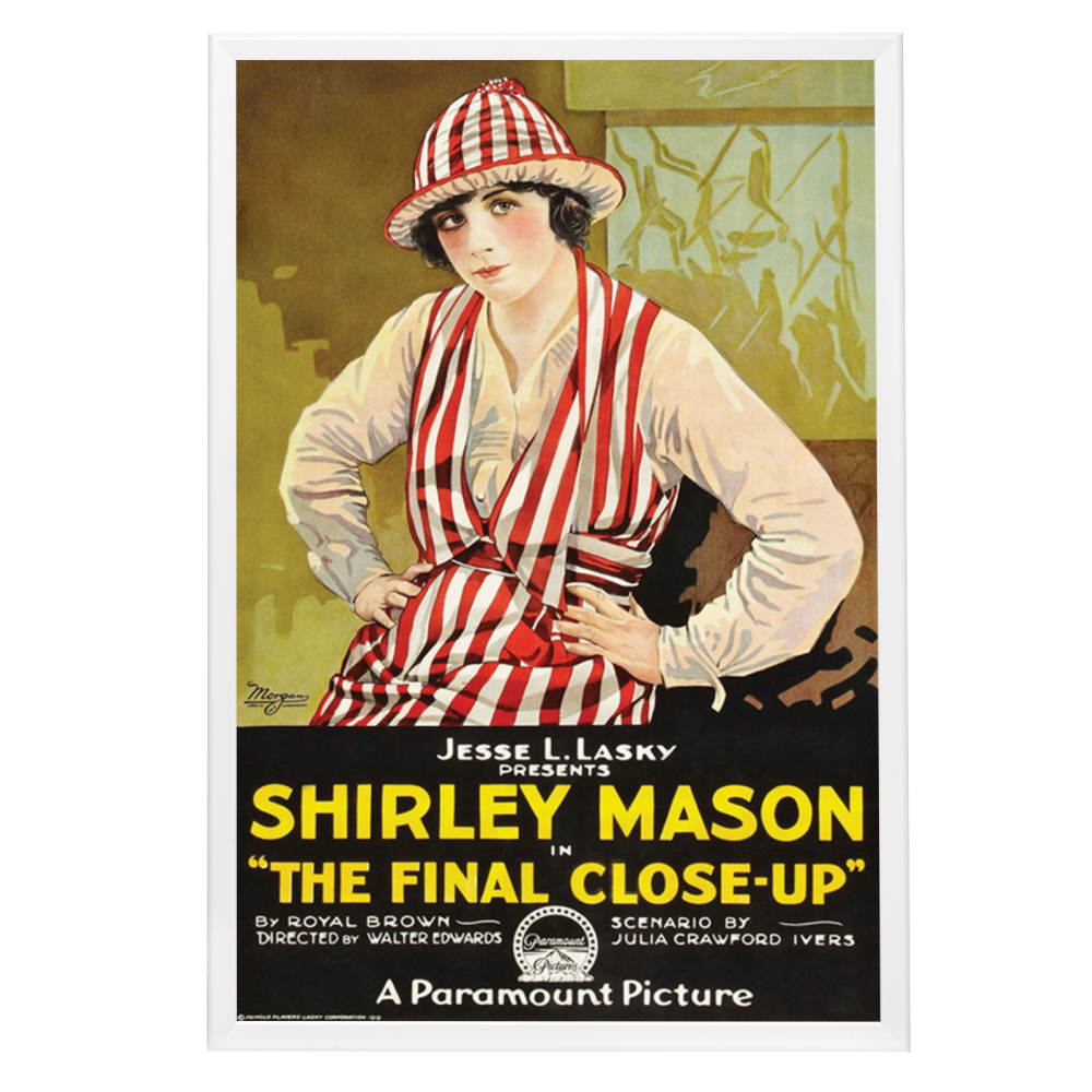 "Final Close-Up" (1919) Framed Movie Poster