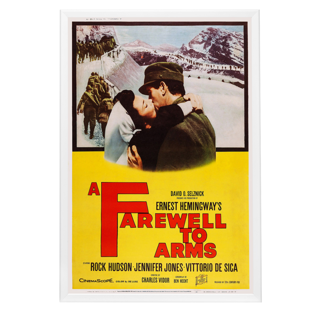 "Farewell To Arms" (1957) Framed Movie Poster