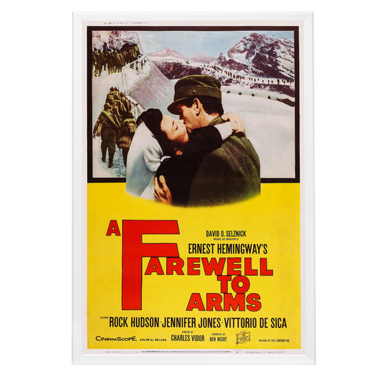 "Farewell To Arms" (1957) Framed Movie Poster