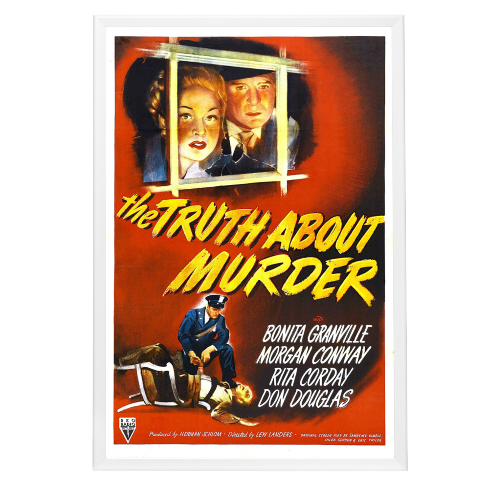 "Truth About Murder" (1946) Framed Movie Poster