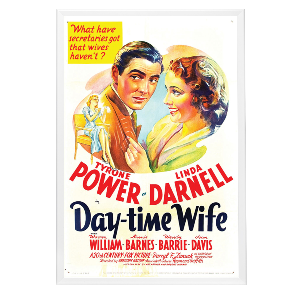 "Day-Time Wife" (1939) Framed Movie Poster