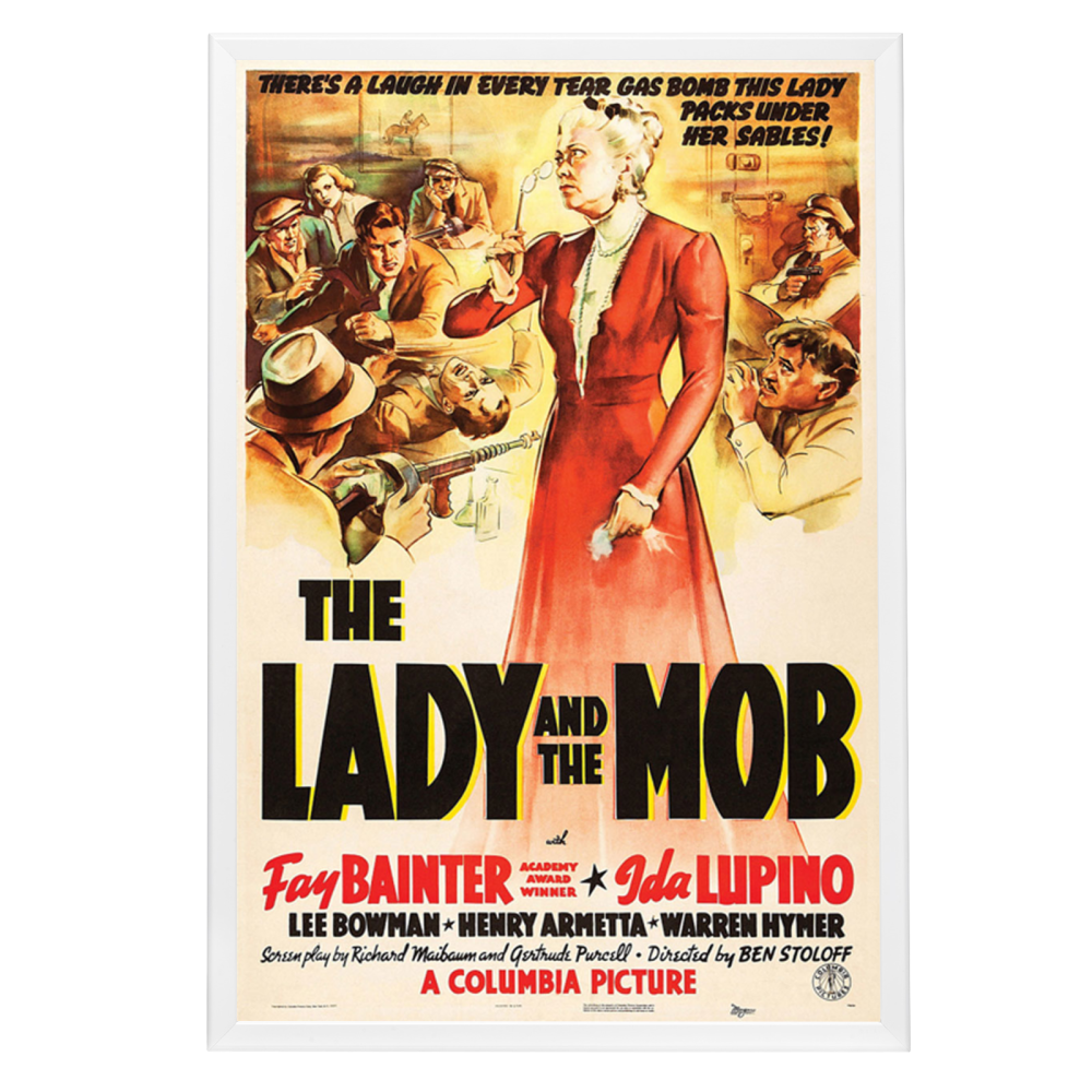 "Lady And The Mob" (1939) Framed Movie Poster