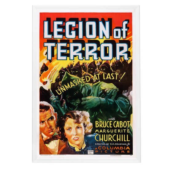 "Legion Of Terror" (1936) Framed Movie Poster