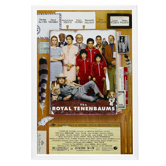 "Royal Tenenbaums" (2001) Framed Movie Poster