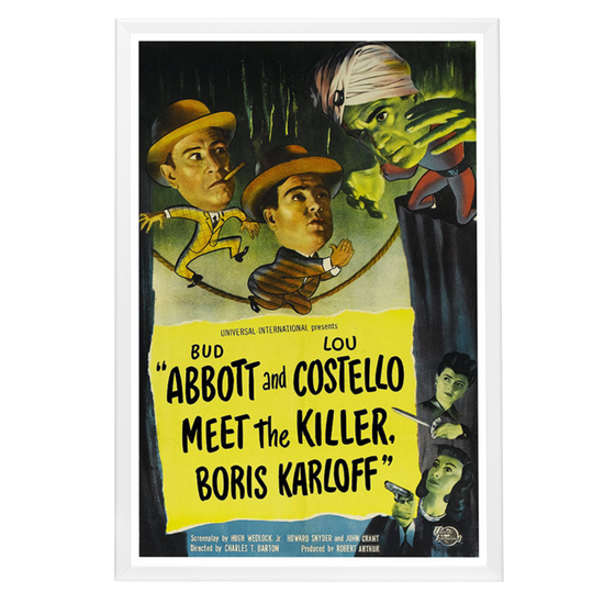 "Abbott and Costello Meet The Killer" (1949) Framed Movie Poster