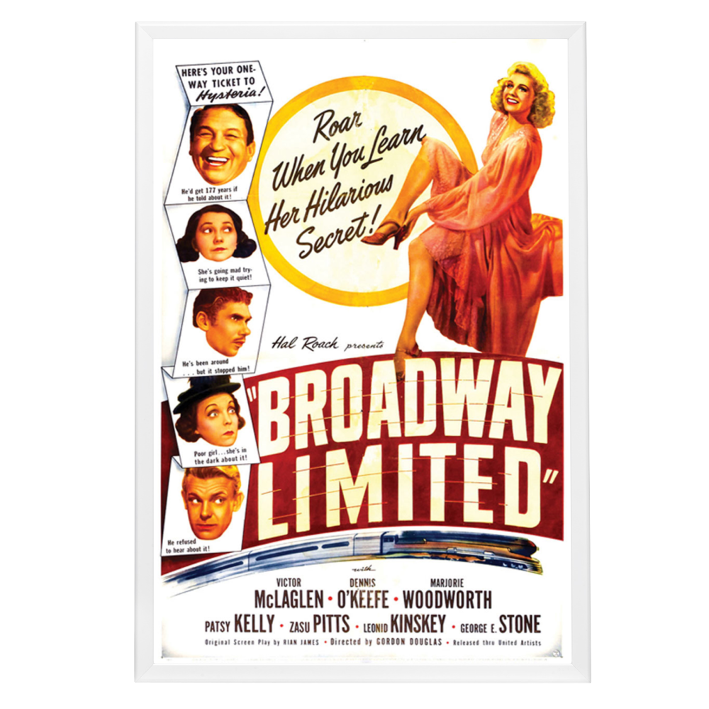 "Broadway Limited" (1941) Framed Movie Poster