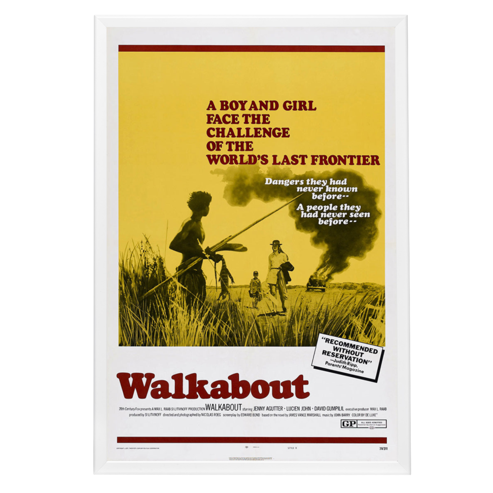 "Walkabout" (1971) Framed Movie Poster