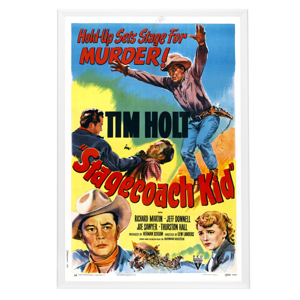 "Stagecoach Kid" (1949) Framed Movie Poster