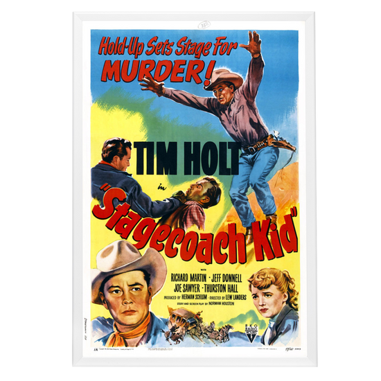 "Stagecoach Kid" (1949) Framed Movie Poster