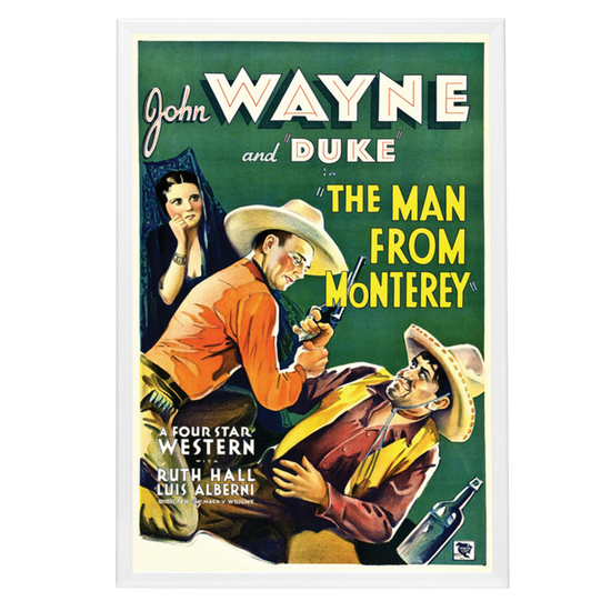 "Man From Monterey" (1933) Framed Movie Poster