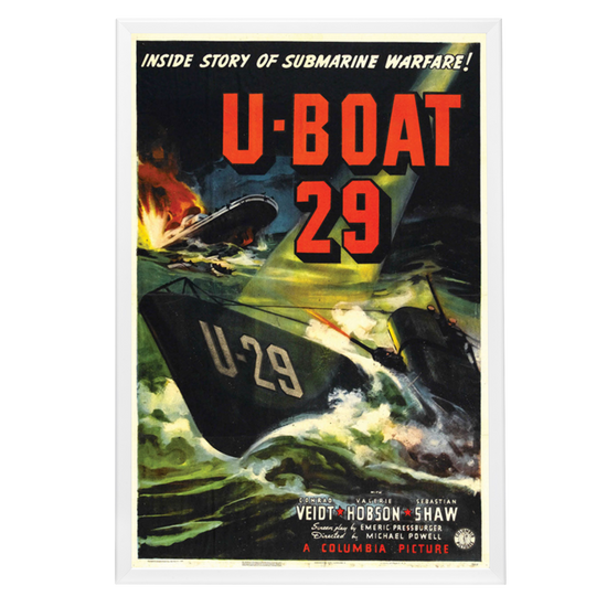 "U-Boat 29" (1939) Framed Movie Poster