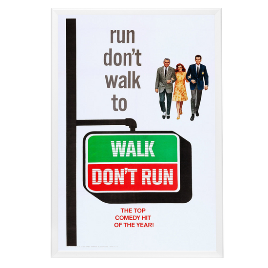 "Walk Don't Run" (1966) Framed Movie Poster