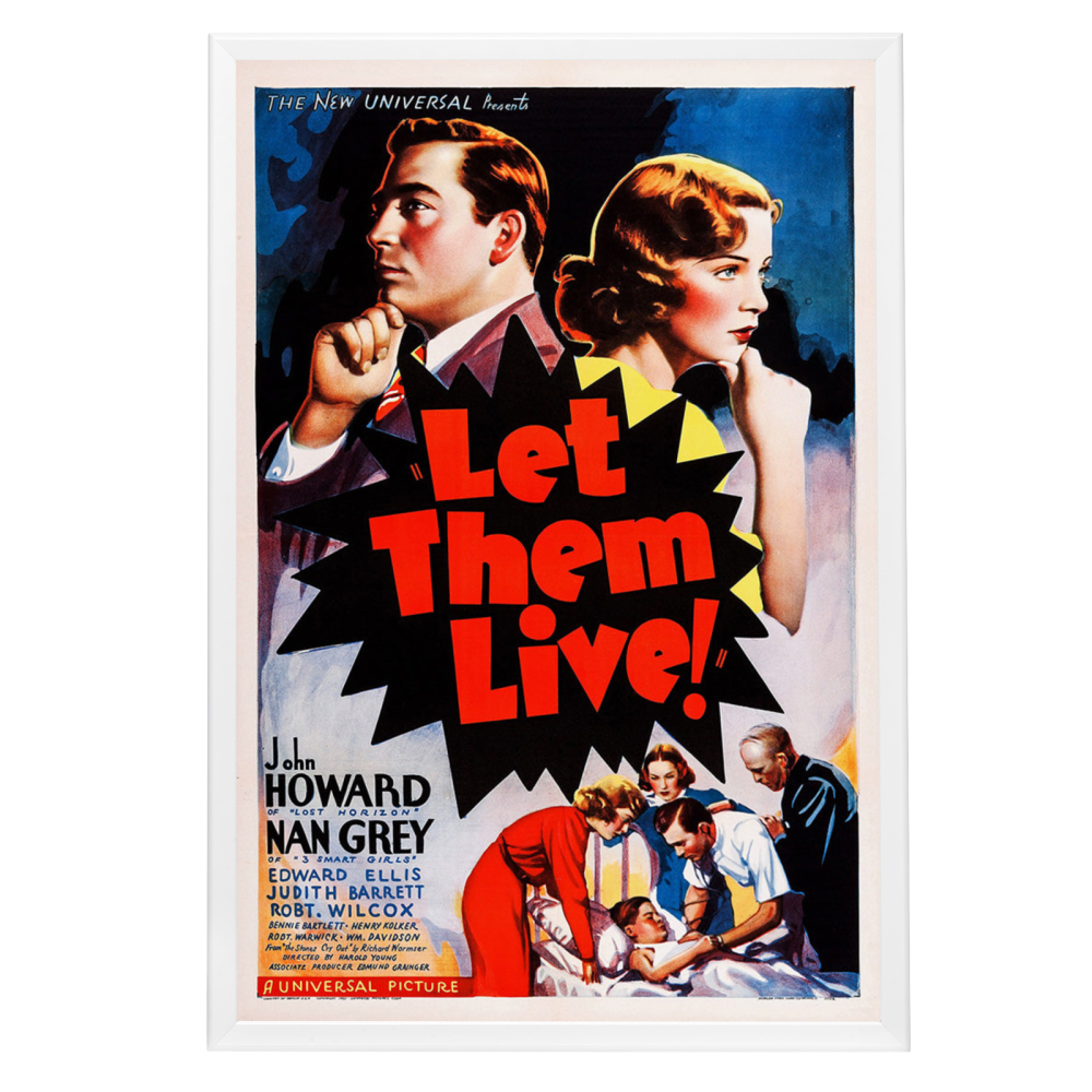 "Let Them Live" (1937) Framed Movie Poster