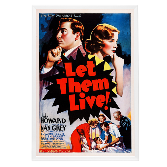 "Let Them Live" (1937) Framed Movie Poster