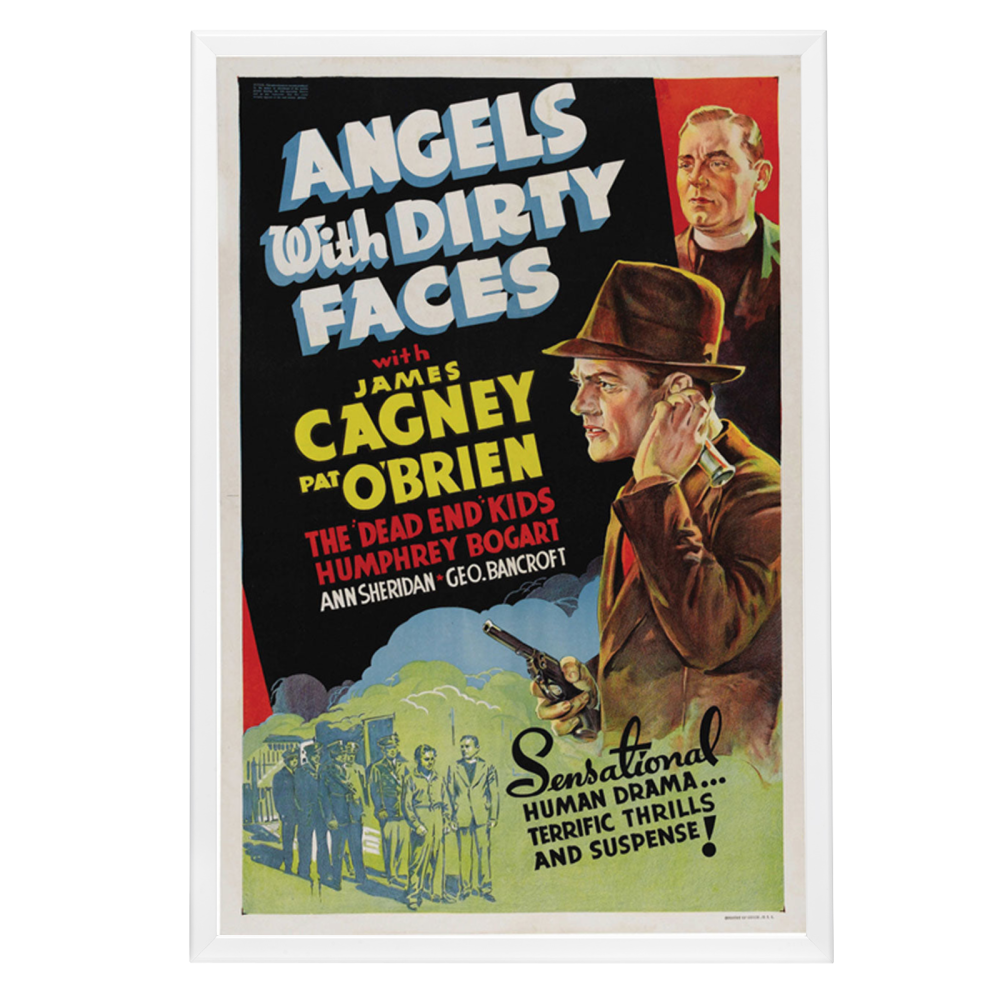 "Angels With Dirty Faces" (1938) Framed Movie Poster